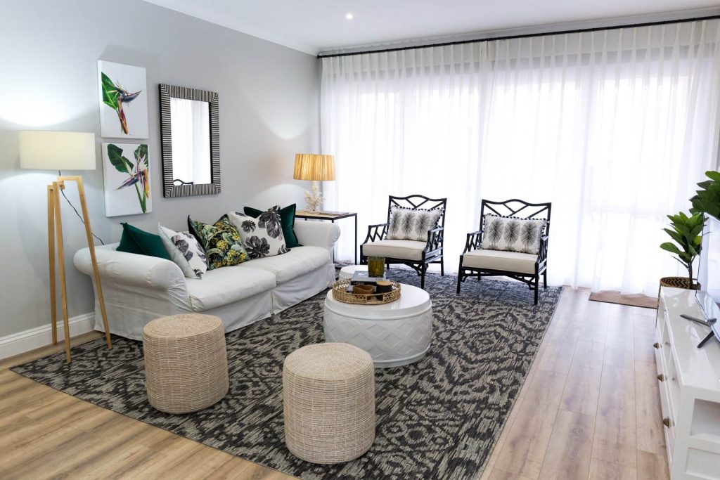 Mount Edgecombe Retirement Village with Caledon laminate flooring in the Livingroom