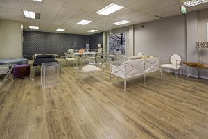 Inovar Royal Oak laminate on display at the Acryluso showroom in Sandton