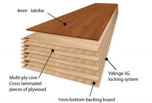 Finoak Jatoba plank composition