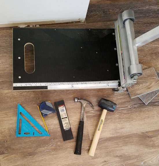 Vinyl flooring installation tools