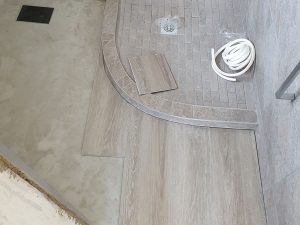 Falco projects Vinyl floor work in progress