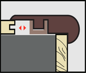 MDF stair nose