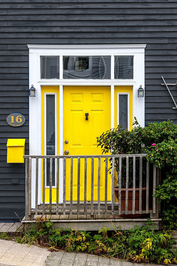 Ultimate grey and illuminating door