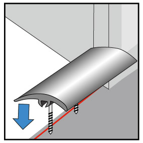 Lux wrap profile installation instructions step 5