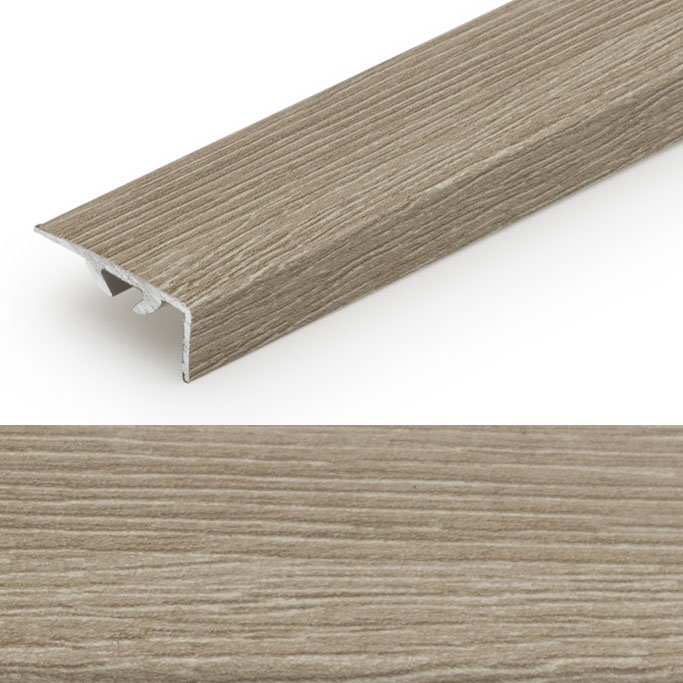 Aluminium Mist Oak flooring profiles