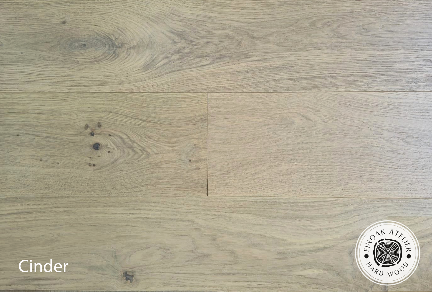 Engineered hardwood FINOak Atelier Cinder