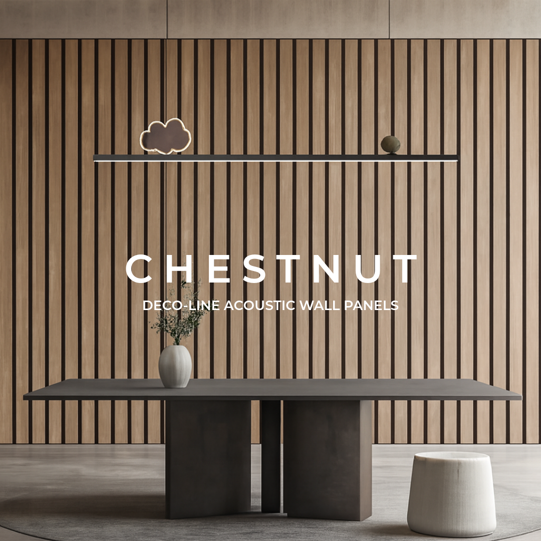 Chestnut acoustic-wall-panels