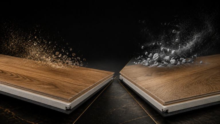 eramic bead versus aluminium oxide SPC flooring coating comparison