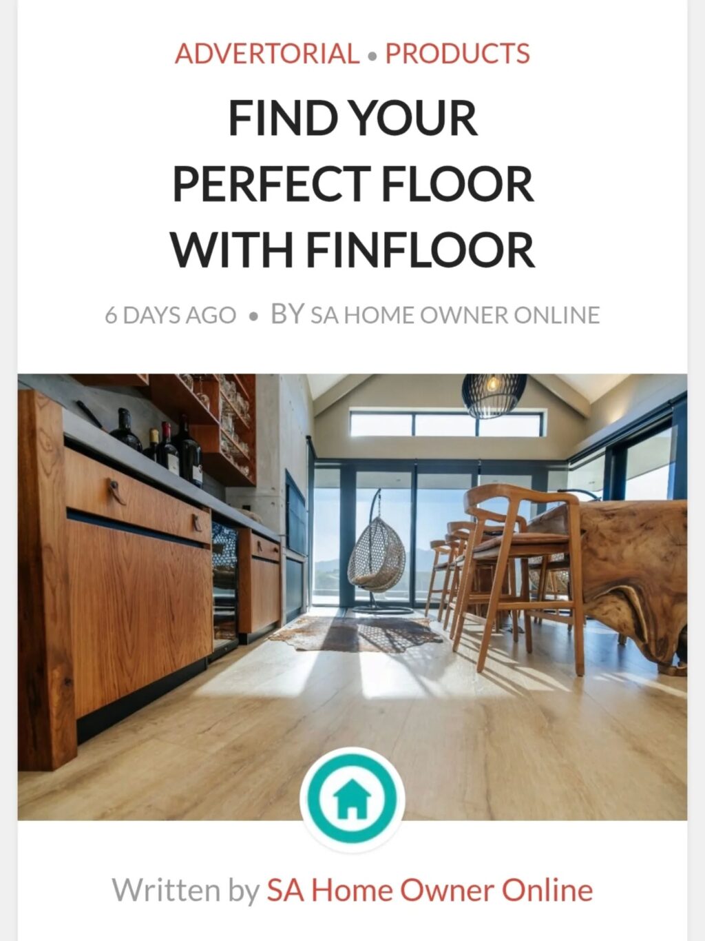 Instagram post from finfloorsa. This post is in position 11.